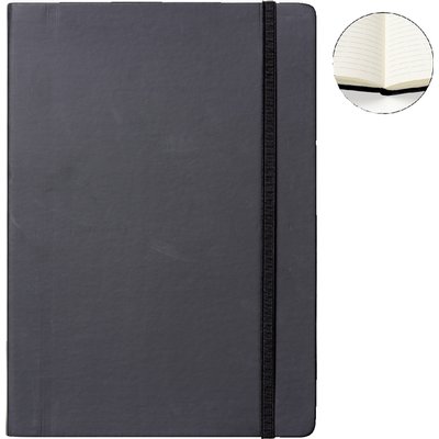 Carnet de notes Quantore A4 ligné 192 pages 80g noir