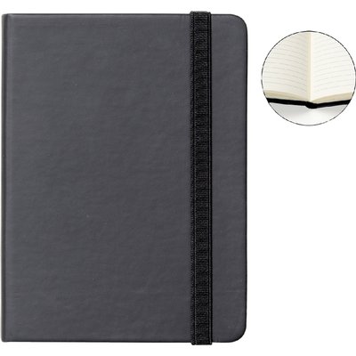 Notitieboek Quantore A6 lijn 192blz 80gr zwart