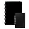 Carnet de notes Quantore A5 spirale ligné 192 pages 80g noir Photo