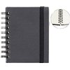 Carnet de notes Quantore A6 spirale ligné 192 pages 80g noir Photo