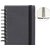 Carnet de notes Quantore A6 spirale ligné 192 pages 80g noir