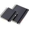 Carnet de notes Quantore A6 spirale ligné 192 pages 80g noir Photo