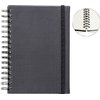 Carnet de notes Quantore A5 spirale onglets ligné 192 pages 80g noir Photo