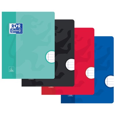 Cahier Oxford School A5 ligné 72 pages 80g assorti