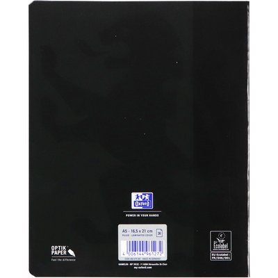 Cahier Oxford School A5 ligné 72 pages 80g assorti