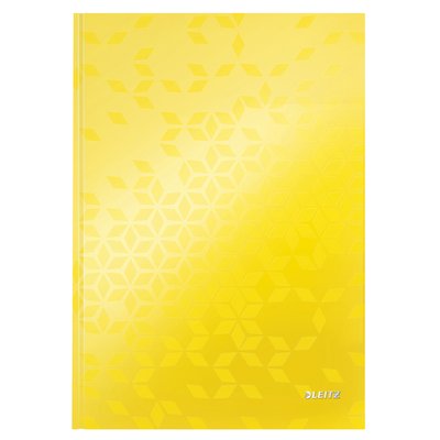 Cahier de notes Leitz WOW A4 ligné 160 pages 90g jaune