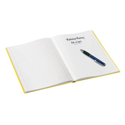 Cahier de notes Leitz WOW A4 ligné 160 pages 90g jaune