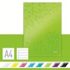 Cahier de notes Leitz WOW A4 ligné 160 pages 90g vert Photo