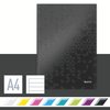 Cahier Leitz WOW A4 160 feuilles 90g ligné noir Photo