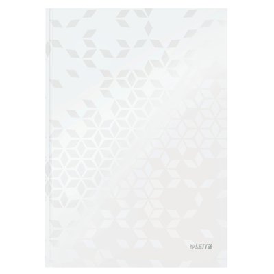 Cahier de notes Leitz WOW A4 ligné 160 pages blanc