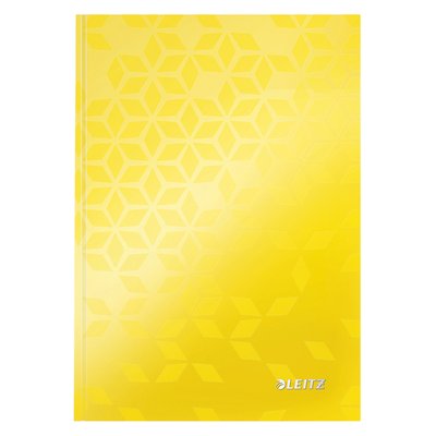 Cahier Leitz WOW A5 160 feuilles 90g ligné jaune
