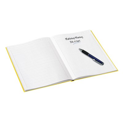 Cahier Leitz WOW A5 160 feuilles 90g ligné jaune