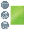 Cahier de notes Leitz WOW A5 ligné 160 pages 90g vert Photo