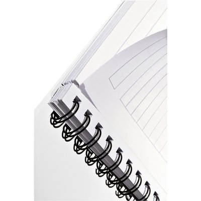 Notitieboek Leitz WOW A5 lijn spiraal PP wit