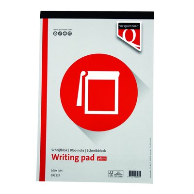 Schrijfblok Quantore A4 blanco 100vel 60gr