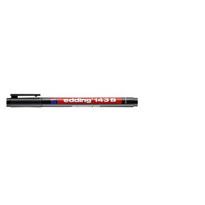 Feutre edding 143 biseau 1-3mm noir