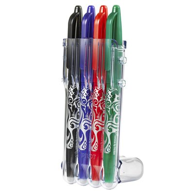 Rollerpen PILOT friXion medium basis assorti Set2Go à 4 stuks