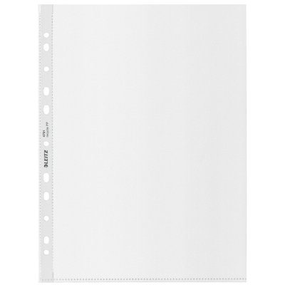 Pochette Leitz Recycle A4 11 perforations PP 0,10mm transparent 25 pièces