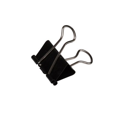 Pince à papier MAUL 215 Foldback 16mm noir 12 pièces