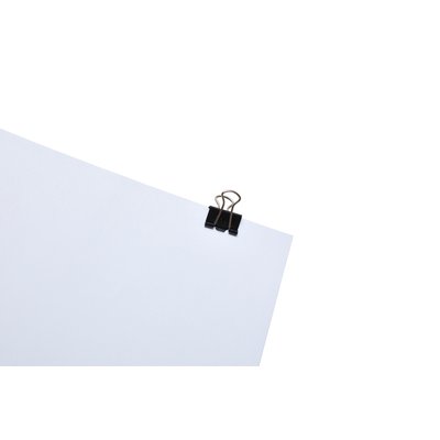 Pince à papier MAUL 215 Foldback 16mm noir 12 pièces