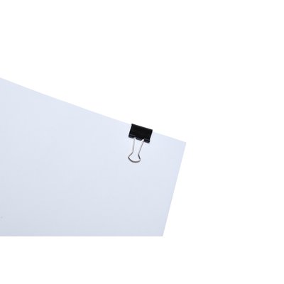 Pince à papier MAUL 215 Foldback 16mm noir 12 pièces