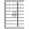 Etiket Quantore 63.5x33.9mm 2400 stuks foto