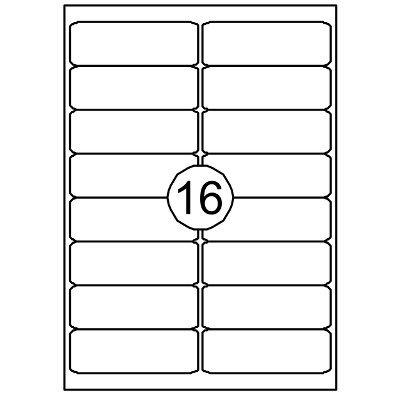 Etiket Quantore 99.1x33.9mm 1600 stuks