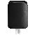 Poetspapierdispenser Quartzline Q16 medium zwart 441154