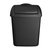 Dameshygiënebak Quartzline 8 liter zwart 441458