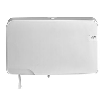Toiletpapierdispenser Quartzline Q5 jumbo klein duo wit 441007