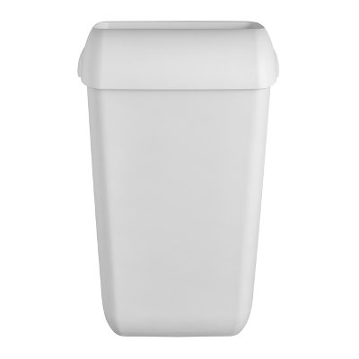 Afvalbak Quartzline open inworp 43 liter wit 441404