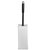 Toiletborstelset Quartzline rvs wit 448901