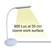 Bureaulamp Unilux Nelly led wit foto