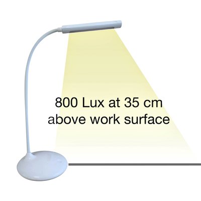 Bureaulamp Unilux Nelly led wit