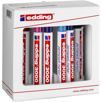 Feutre edding 3000 ogive 1,5-3mm assorti set 10 pièces