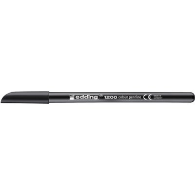 Fineliner edding 1200 001 Fin noir blister 3 pièces