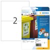 Etiket HERMA 4600 210x148mm folie wit 20 stuks foto