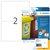 Etiket HERMA 4600 210x148mm folie wit 20 stuks