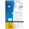 Etiket HERMA 4866 210x297mm A4 weerbestendig wit 10 stuks foto