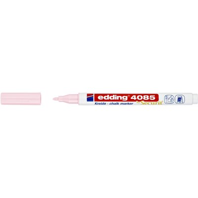 Krijtstift edding 4085 by Securit rond 1-2mm pastel roze
