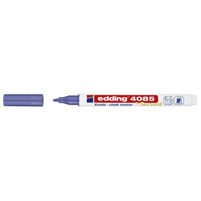 Krijtstift edding 4085 by Securit rond 1-2mm metallic violet