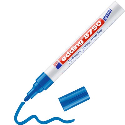 Paintmarker edding 8750 industrie 2-4mm blauw