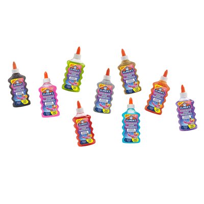 Kinderlijm Elmer's glitter oranje