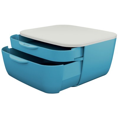 Ladenblok Leitz Cosy 2 laden blauw