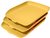 Brievenbak Leitz Cosy set van 3 A4 warm geel