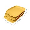 Corbeille à courrier Leitz Cosy set 3x A4 jaune Photo