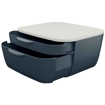 Ladenblok Leitz Cosy 2 laden grijs