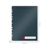 Insteekmap U-model Leitz Cosy harmonica A4 met perforatiestrip PP grijs foto