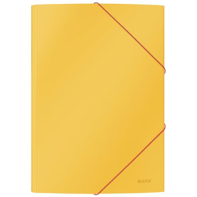 Elastomap Leitz Cosy A4 3-kleps geel