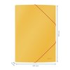 Elastomap Leitz Cosy A4 3-kleps geel foto